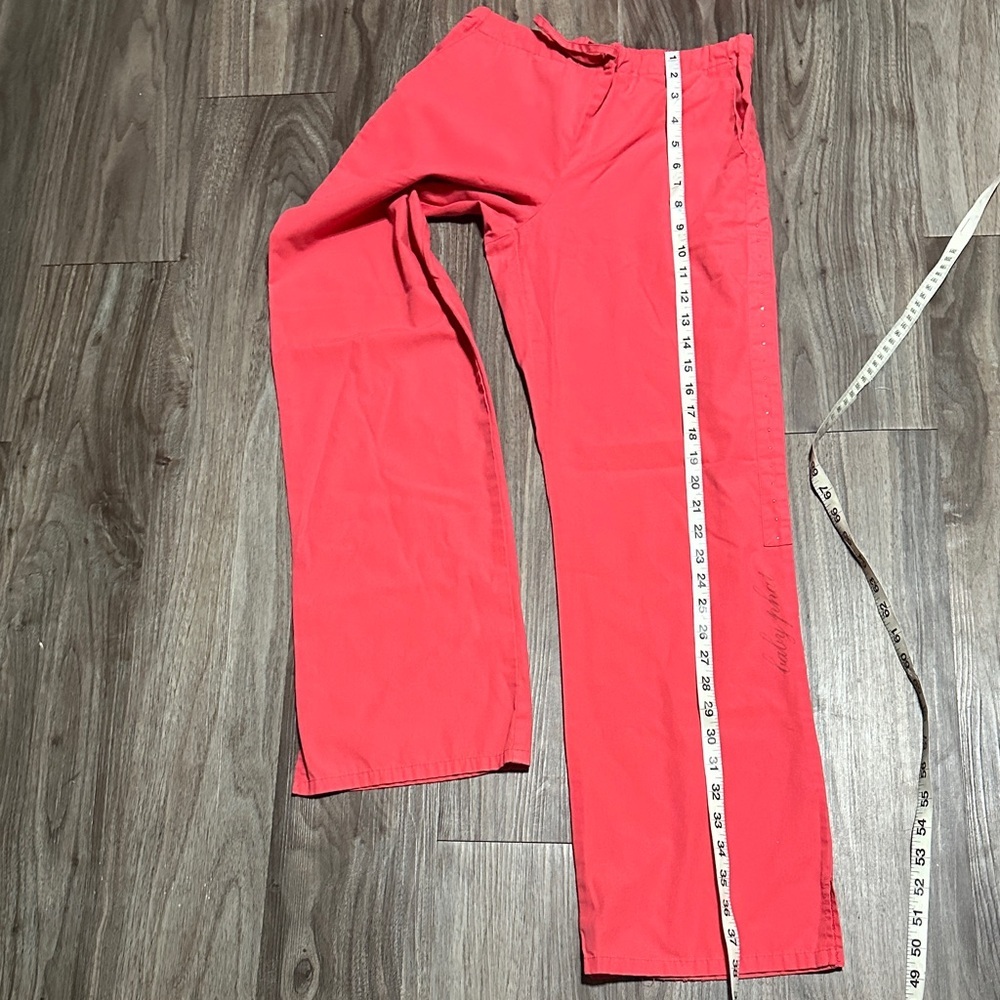 Baby Phat Coral-Pink Straight Leg Scrub Set - Picture 10 of 16